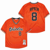Baltimore Orioles #8 Cal Ripken Jr. Orioles 8 Orange 1975 Retro