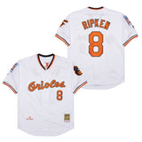 Baltimore Orioles #8 Cal Ripken Jr. Orioles 8 White 1981 Edition Retro