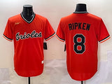 Baltimore Orioles #8 Cal Ripken Jr. Orioles Adult Style 2