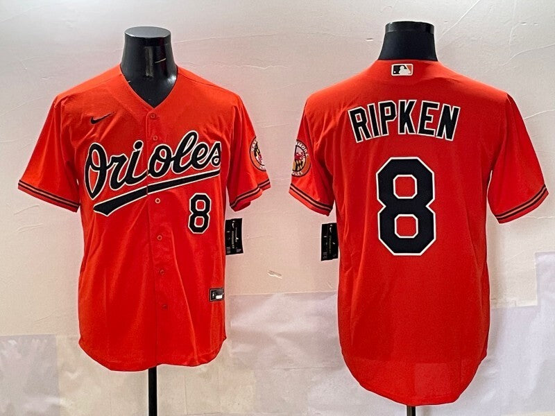 Baltimore Orioles #8 Cal Ripken Jr. Orioles Adult Style 3