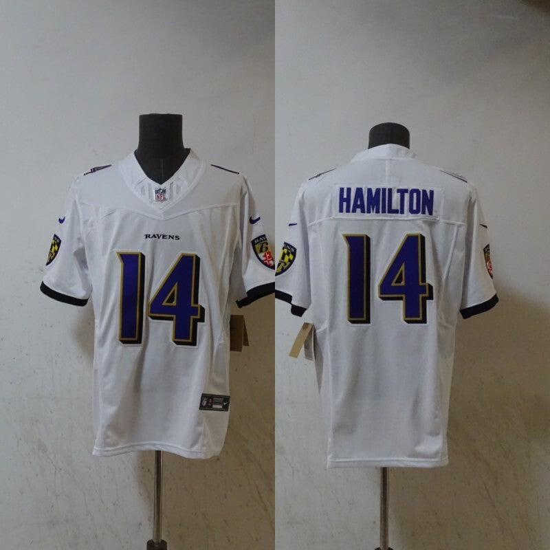 Baltimore Ravens #14 Kyle Hamilton Ravens 3 Edition Style 2