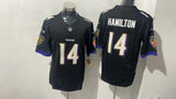 Baltimore Ravens #14 Kyle Hamilton Style 3