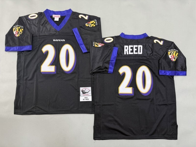 Baltimore Ravens #20 Ed Reed Baltimore Ravens Style 3