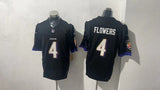 Baltimore Ravens #4 Zay Flowers Style 2