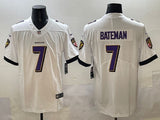 Baltimore Ravens #7 Rashod Bateman Ravens V2