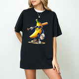 Banana Baseball Lover Cool Game T-Shirt, Banana Baseball Lover Cool Game For Men Women T-Shirt