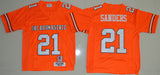 Barry Sanders 21 Orange Style 2