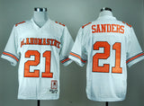 Barry Sanders 21 White Style 1