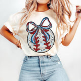 Baseball Coquette T-Shirt, Game Day Baseball T-Shirt, Brushstroke Baseball T-Shirt, Baseball Bow T-Shirt, Baseball Mom T-Shirt, Baseball Mama T-Shirtstyle{n002}2