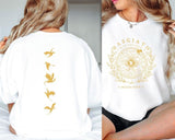 Basgiath War College 2-Sided Sweatshirt, Fourth Wing Shirt, Dragon Rider Shirt, Fourth Wing Hoodie, Violet, Bookish Shirt, New Trend