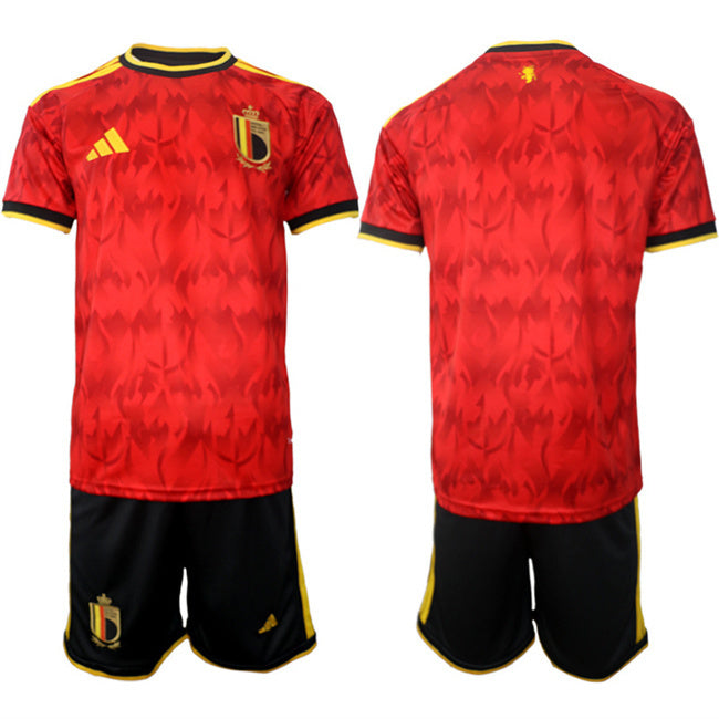 Belgium National Team Blank Red 2026 World Cup Home Soccer Jersey Suit