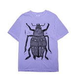 Big Beetle  Woodblock Hand-Printed T-Shirt Cotton Menswear Streetwear Graphics