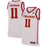 Bill Sharman 11 White