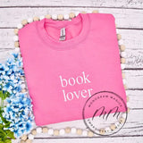 Book Lover Sweatshirt, Bookish Sweatshirt, Embroidered Sweatshirt Soft Womenswear