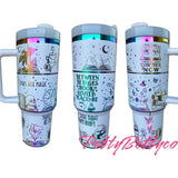 Books Are Magic Tumbler - Fantasy Bookshelf Tumble 40oz