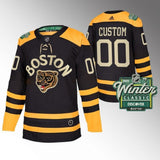Boston Bruins Custom 2023 Winter Classic Black