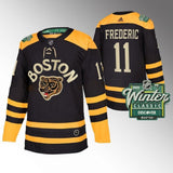 Boston Bruins #11 Trent Frederic 2023 Winter Classic Black