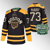 Boston Bruins #73 Charlie McAvoy 2023 Winter Classic Black