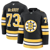 Boston Bruins #73 Charlie McAvoy Home Premium Player Jersey - Black