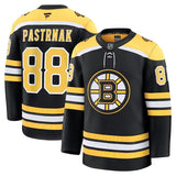 Boston Bruins #88 David Pastrnak Home Premium Jersey - Black