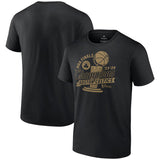 Boston Celtics Black 2024 Finals Champions Defensive Rotation Trophy T-Shirt