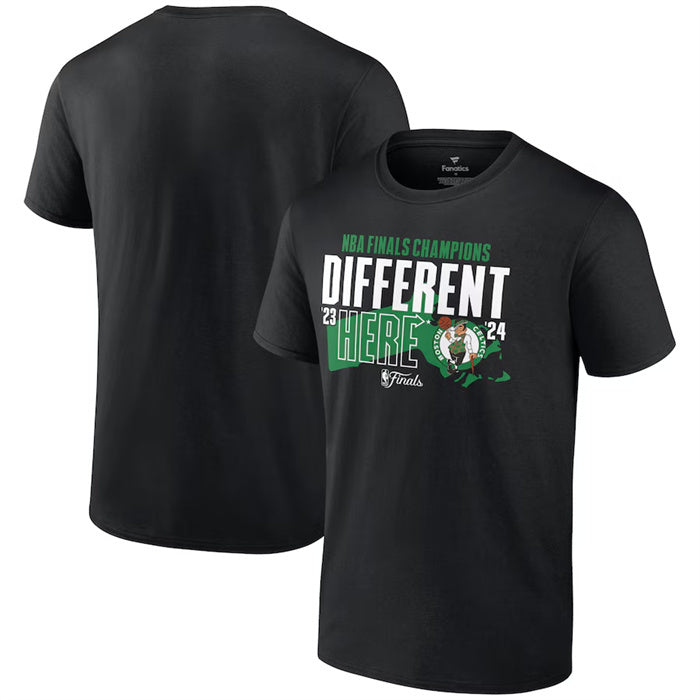 Boston Celtics Black 2024 Finals Champions Outlet Pass Hometown Originals T-Shirt