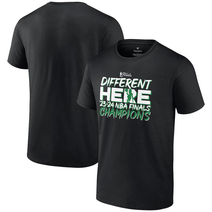Boston Celtics Black 2024 Finals Champions Outlet Pass Hometown Originals T-Shirts