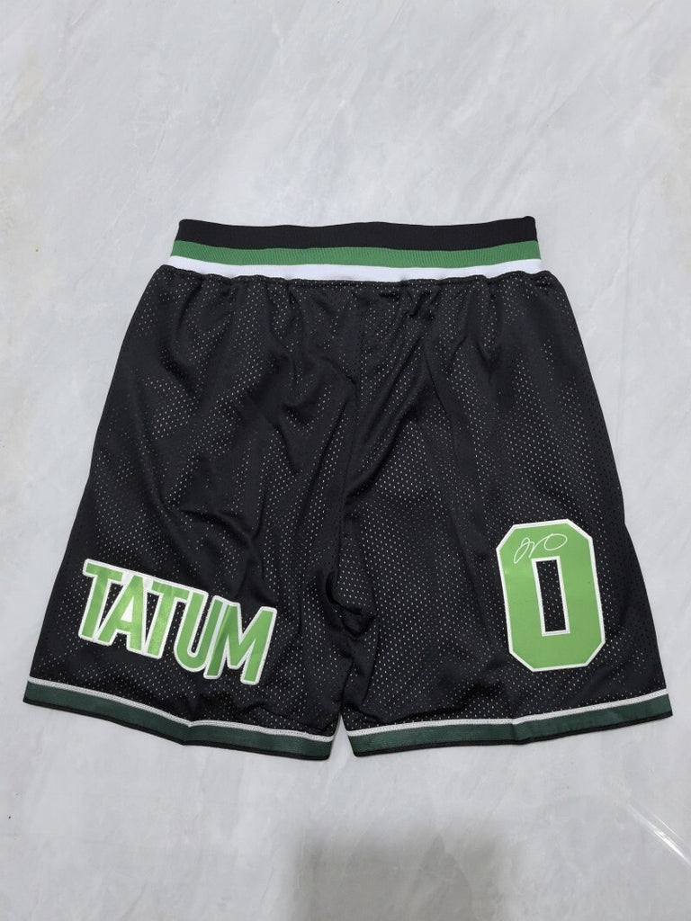 Boston Celtics Celtics Black Retro Shorts Style 1