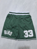 Boston Celtics Celtics Green Retro Shorts Style 3