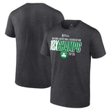 Boston Celtics Heather Charcoal 18-Time Finals Champions Steal The Ball T-Shirt
