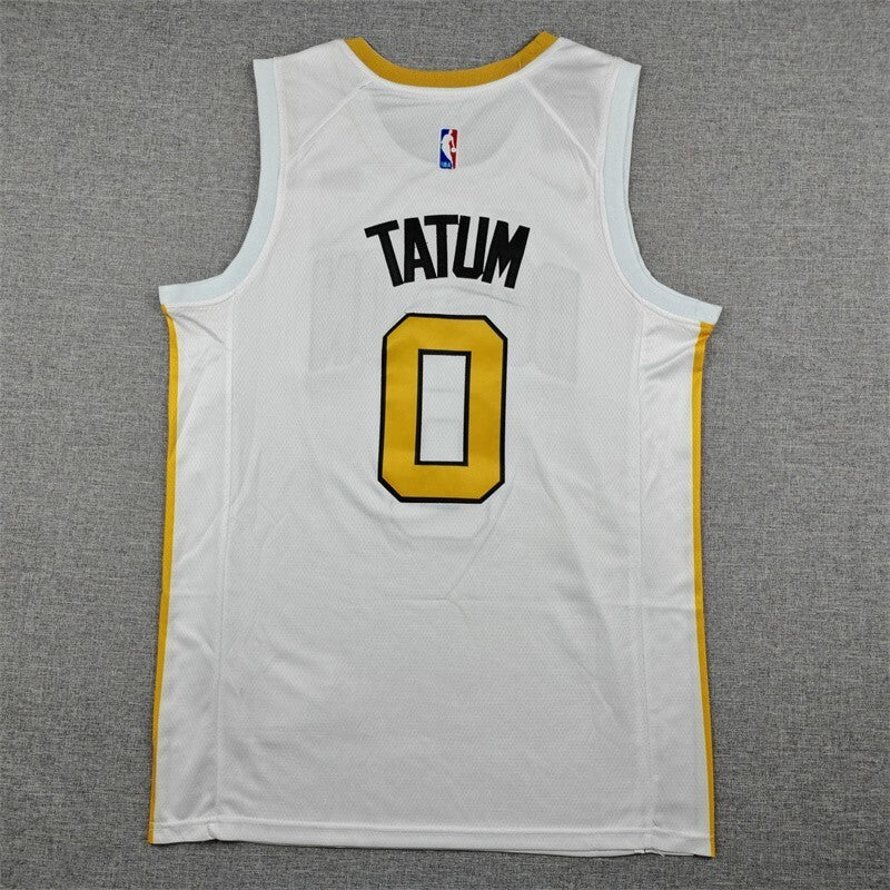 Boston Celtics #0 Jayson Tatum 26 0 White City Edition Style 3