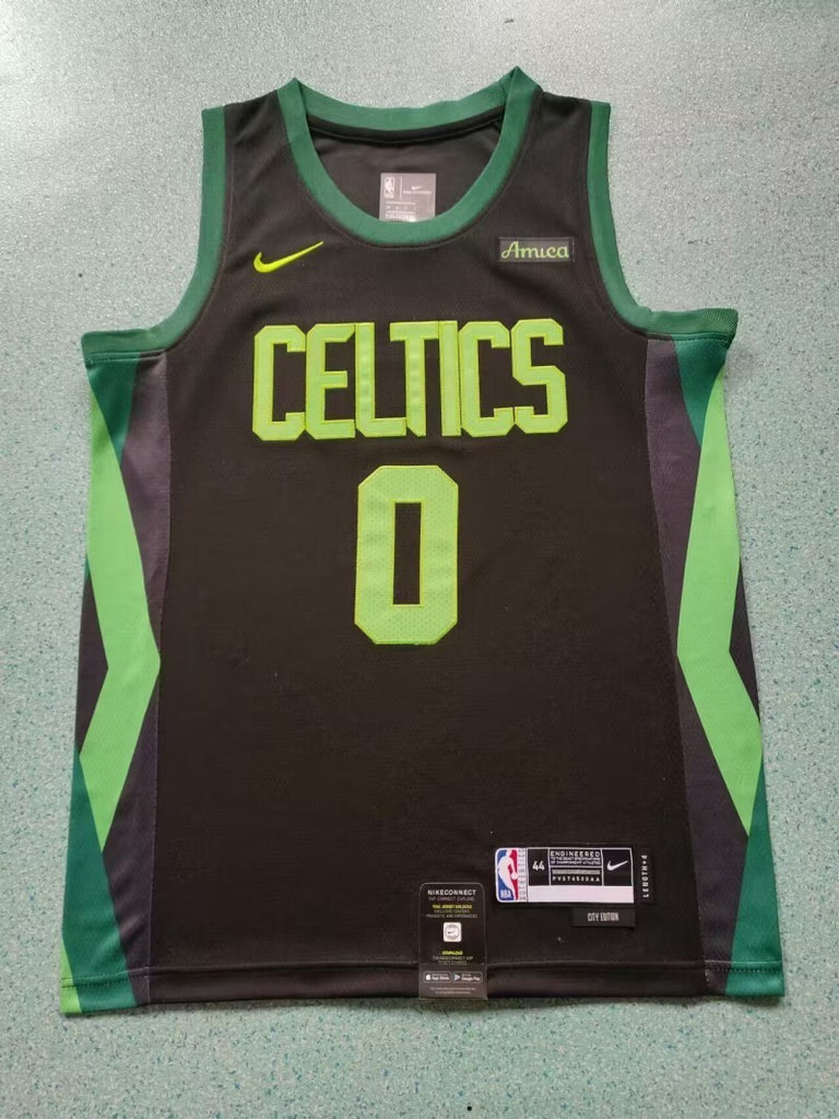 Boston Celtics #0 Jayson Tatum New Season Celtics 0 City Edition Style 2