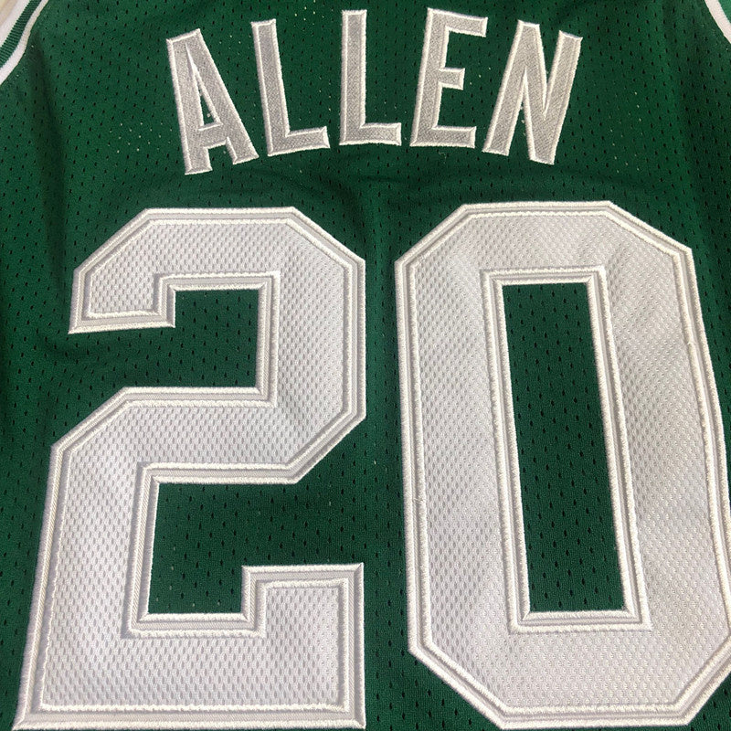 Boston Celtics #20 Ray Allen Authentic jersey green Style 2