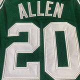 Boston Celtics #20 Ray Allen Authentic jersey green Style 2
