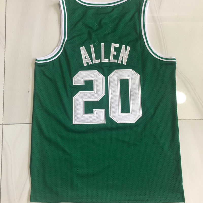 Boston Celtics #20 Ray Allen Authentic jersey green Style 3