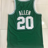 Boston Celtics #20 Ray Allen Authentic jersey green Style 3
