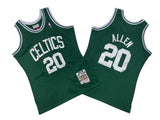 Boston Celtics #20 Ray Allen Celtics 20 # Green 07-08 Season Mitchell Retro Jersey --. Allen Style 2