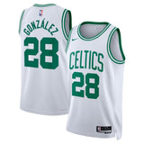 Boston Celtics #28 Hugo González Swingman Jersey - Association Edition - White
