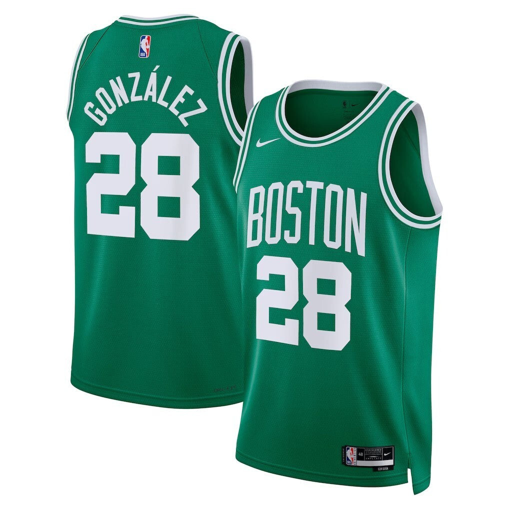 Boston Celtics #28 Hugo González Swingman Jersey - Icon Edition - Kelly Green