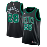 Boston Celtics #28 Hugo González Unisex Swingman Jersey - Black - Statement Edition