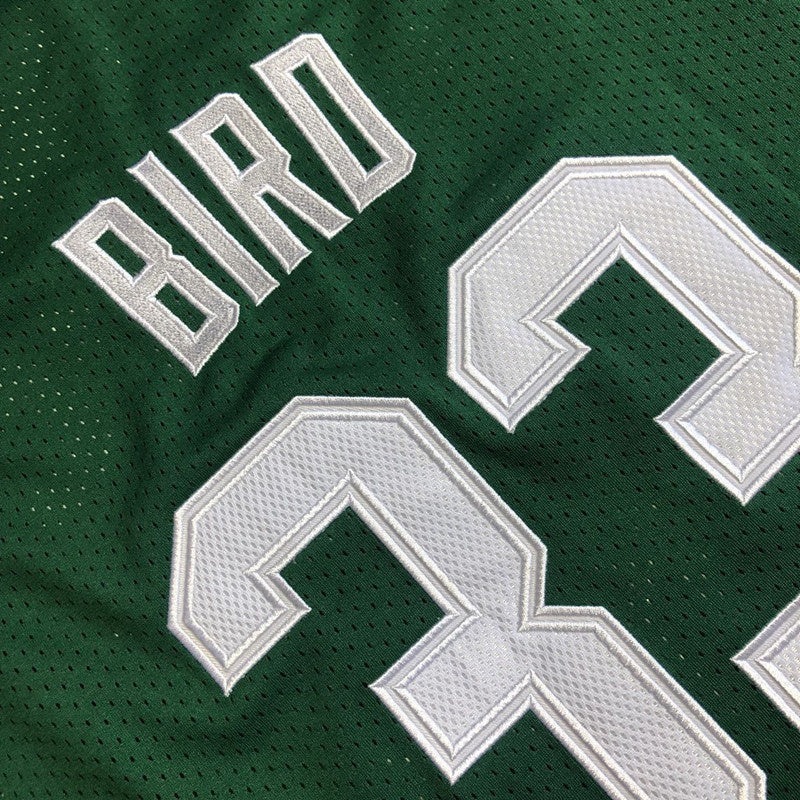Boston Celtics #33 Bird Authentic jersey green Style 1