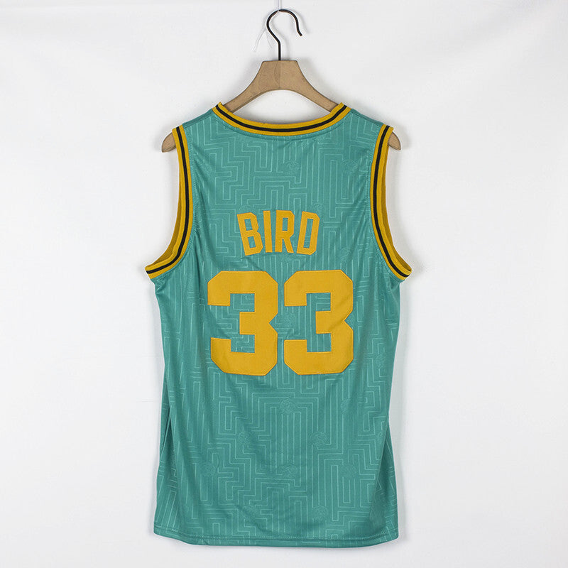 Boston Celtics #33 Larry Bird Celtics 33 Green Edition Style 1