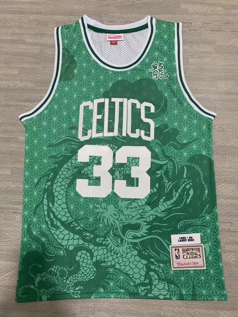 Boston Celtics #33 Larry Bird Edition Celtics 33 Green Mitchell Ness Style 4