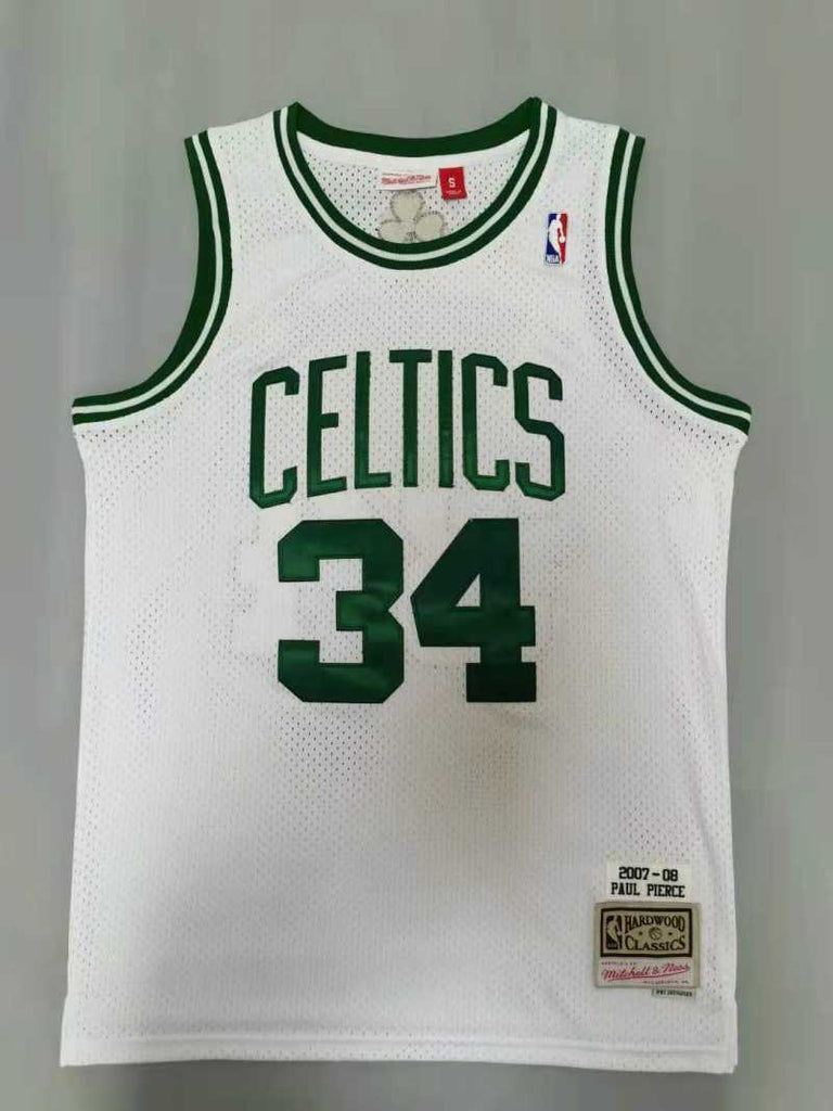 Boston Celtics #34 Paul Pierce Celtics 34# Retro - White Style 2
