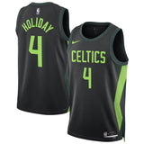 Boston Celtics #4 Jrue Holiday Unisex 202425 Swingman Player Jersey - City Edition - Black
