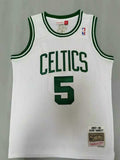 Boston Celtics #5 Kevin Garnett Celtics 5# Retro - White Style 2