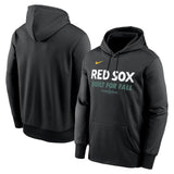 Boston Red Sox Black 2025 Postseason Collection Therma Fleece Hoodie