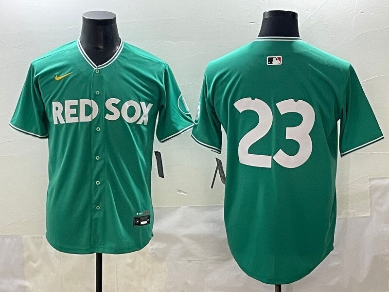 Boston Red Sox #23 Luis Tiant Red Sox Collaboration Style 3