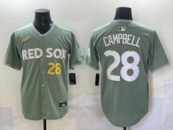 Boston Red Sox #28 Kristian Campbell Red Sox Collaboration Style 4