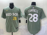 Boston Red Sox #28 Kristian Campbell Red Sox Collaboration Style 4